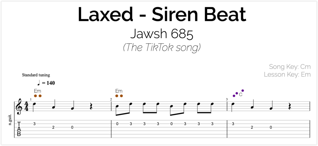 Laxed Siren Beat Sheet Music